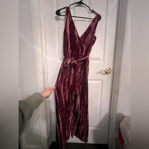 Wine color woman’s jumpsuit new with tags never worn!
